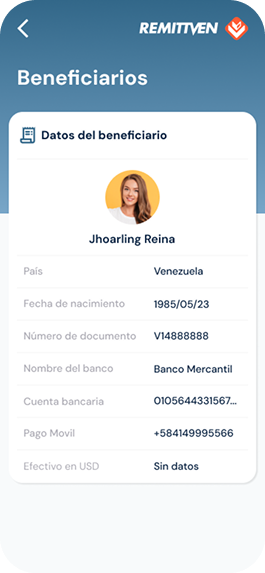 imagen móvil confirmando una operación