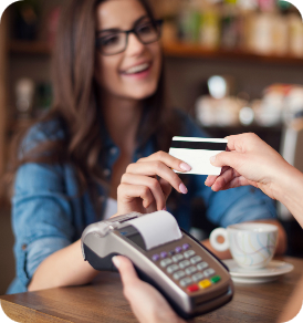 Pagando en ventanilla